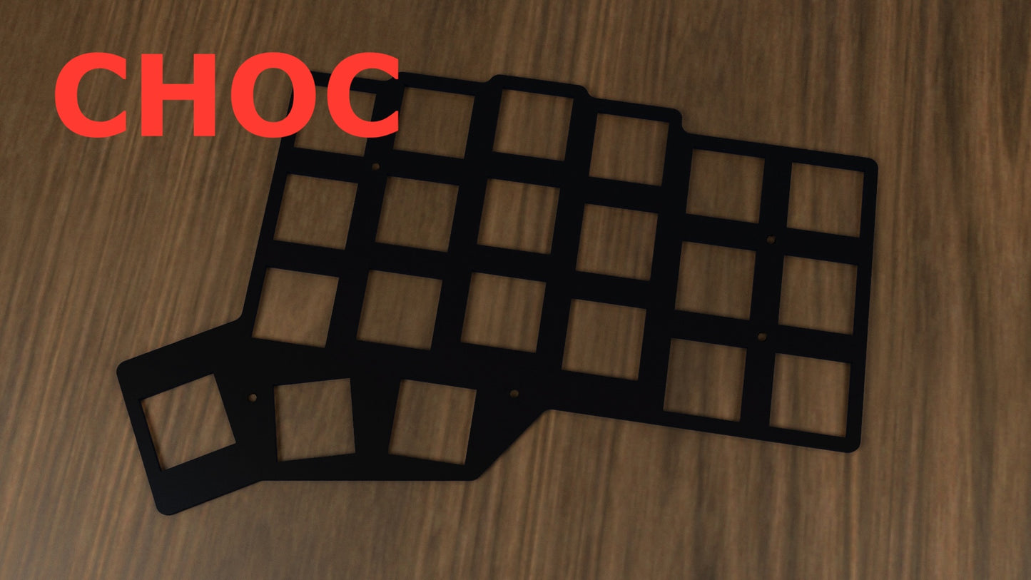 Scout 42 Plate Pair (Typeractive Choc Spaced)